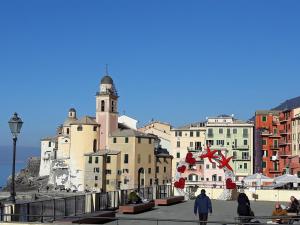 Výhľad na mesto Camogli alebo výhľad na mesto priamo z apartmánu