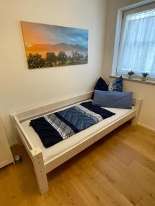 Postel nebo postele na pokoji v ubytování Ferienwohnung Hochriesblick