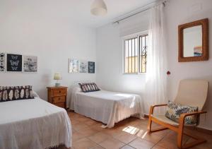 Posteľ alebo postele v izbe v ubytovaní Villa Ébano + 14 fotografií