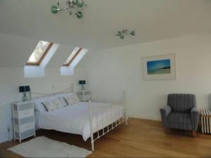 Un pat sau paturi într-o cameră la Tamar View
