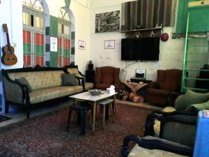 אזור ישיבה ב-Soufan Guest HOUSE