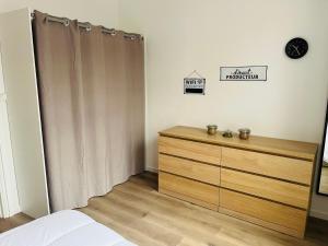Posteľ alebo postele v izbe v ubytovaní Chez Chromatique, 2 pers, hyper centre-ville