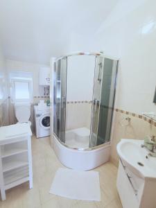 Koupelna v ubytování Apartmani Vuković
