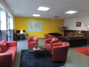 Posezení v ubytování Hostel Blauwput Leuven