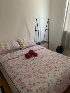 Postel nebo postele na pokoji v ubytování Apartamento Jaraguá
