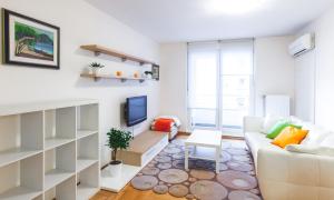 TV a/nebo společenská místnost v ubytování Apartment Lana