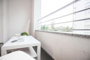 Balkón nebo terasa v ubytování Apartment Lana