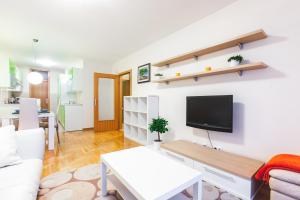 TV a/nebo společenská místnost v ubytování Apartment Lana
