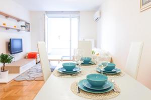 TV a/nebo společenská místnost v ubytování Apartment Lana