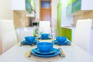 Kuchyň nebo kuchyňský kout v ubytování Apartment Lana