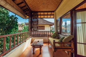 Balkón nebo terasa v ubytování Munari Resort Ubud