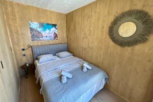 Postel nebo postele na pokoji v ubytování The Beach Villa 4 - Tisno - Murter - Chorvatsko