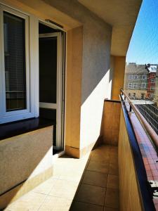 Balkón nebo terasa v ubytování Dom Studencki Zaułek