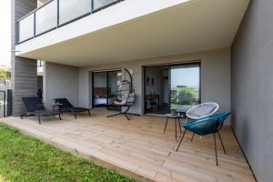 Posezení v ubytování L'étincelle de Stagnola - Vue mer