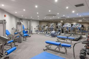 a room filled with lots of different types of equipment at Best Western Plus The Connaught Hotel and Spa in Bournemouth