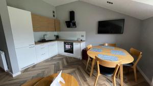 Kuchyňa alebo kuchynka v ubytovaní Apartament DOMANIS z widokiem na góry