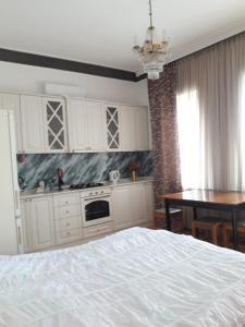 Kuchyň nebo kuchyňský kout v ubytování White Guest House