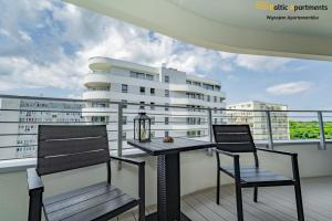 Balkon lub taras w obiekcie Baltic Apartments - Sun Towers