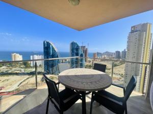 Balkón alebo terasa v ubytovaní Mirador Poniente Beach