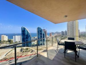 Balkón nebo terasa v ubytování Mirador Poniente Beach