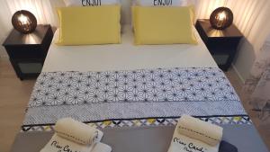 Apartment Verdi Split with free private parking space客房内的一张或多张床位
