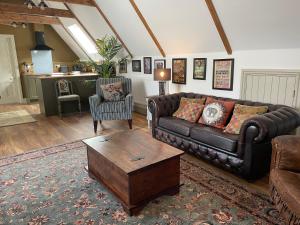 Uma área de estar em Penarwyn House