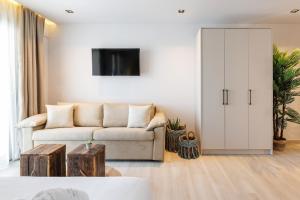 Posezení v ubytování Amalthia Luxury Suites