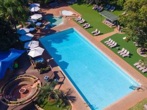 an overhead view of a pool at a resort at Dikhololo in Brits