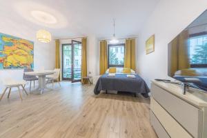 Postel nebo postele na pokoji v ubytování Pomorskie Apartamenty Baltic House