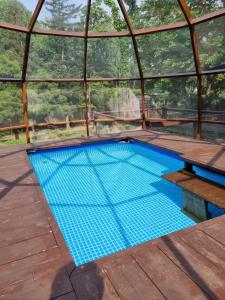 The swimming pool at or close to Moon-hyo House 1