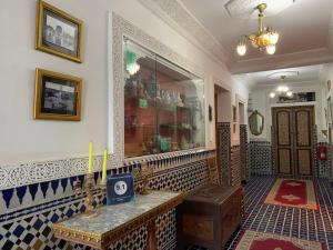 Χώρος καθιστικού στο Malabata Guest House