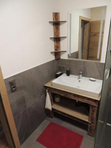 Kúpeľňa v ubytovaní Haus Hüttenberger