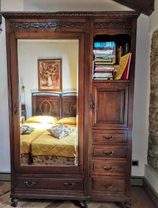 Postel nebo postele na pokoji v ubytování Eremo Gioioso