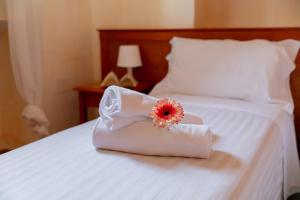 Postel nebo postele na pokoji v ubytování B&B Puerto Seguro