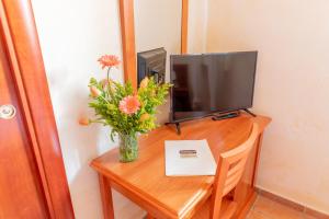 TV a/nebo společenská místnost v ubytování B&B Puerto Seguro