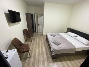Rúm í herbergi á Hotel Estonia Two +37 myndir