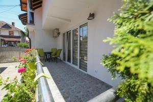 Balkón nebo terasa v ubytování Zanes Apartment