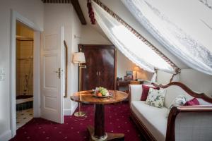 Posezení v ubytování Hotel Belle Epoque