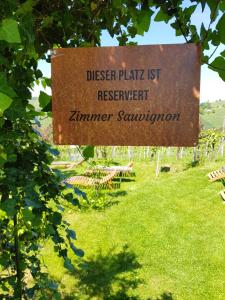 Vonkajšia záhrada v ubytovaní Weingut Reiterer