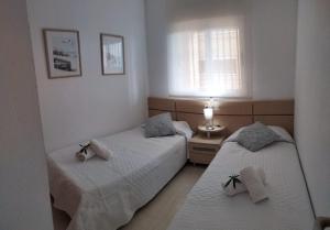 Postel nebo postele na pokoji v ubytování Confort y Relax