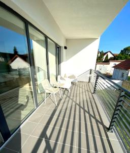 Balkón alebo terasa v ubytovaní Apartman 001