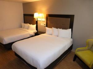 Postel nebo postele na pokoji v ubytování Red Roof Inn Houston - Jersey Village
