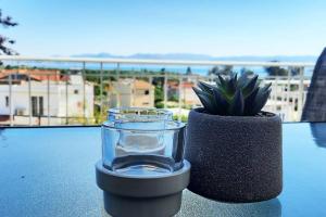 Balkón nebo terasa v ubytování Apartment with view in Kiveri, near Nafplio