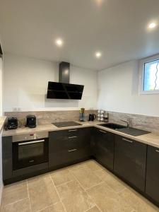 Nhà bếp/bếp nhỏ tại Gîte l’Inattendu