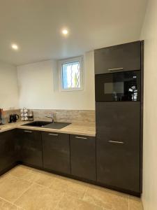 Nhà bếp/bếp nhỏ tại Gîte l’Inattendu