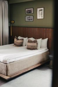 Voodi või voodid majutusasutuse Hotel Strana toas