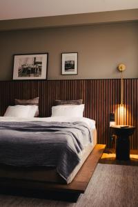 Voodi või voodid majutusasutuse Hotel Strana toas