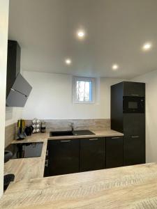 Nhà bếp/bếp nhỏ tại Gîte l’Inattendu