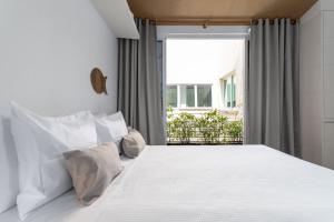 Кровать или кровати в номере Cobertura em Ipanema - Vista oceânica - JAC1