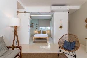 Кровать или кровати в номере Cobertura em Ipanema - Vista oceânica - JAC1